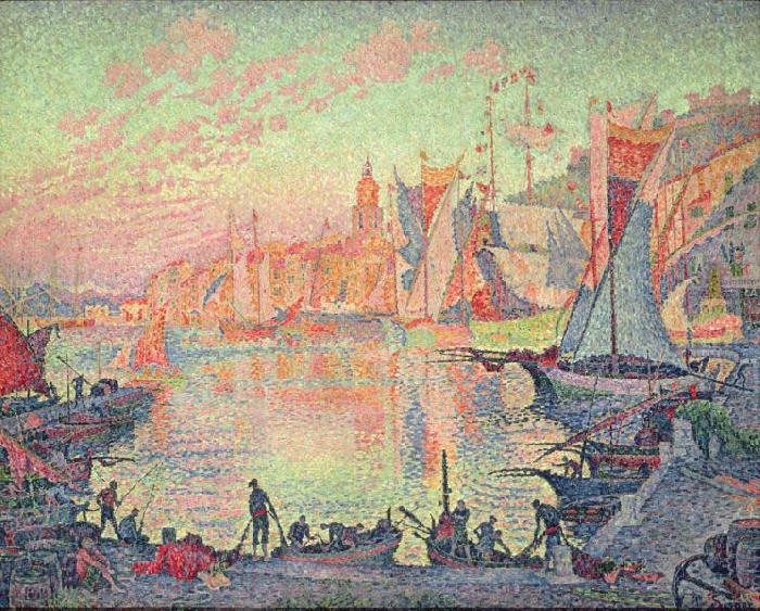 Paul Signac The Port of SaintTropez, china oil painting image